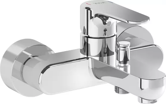 Смеситель VitrA Root Round A42725EXP для ванны с душем, хром
