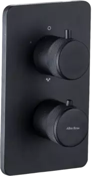 Термостатический смеситель Allen Brau Priority 5.31314-31 С ВНУТРЕННЕЙ ЧАСТЬЮ, матовый черный