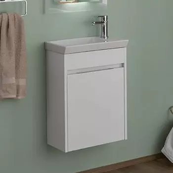 Тумба для комплекта Aquanet Дувр 45 белая 182607