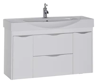 Тумба для комплекта Aquanet Франка 105 белая 00183055