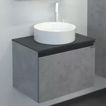 Тумба для комплекта Comforty Эдинбург 60 подвесная, бетон светлый 00-00002564