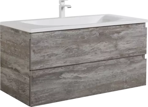 Тумба с раковиной Cezares Molveno 100, legno grigio