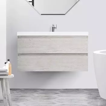 Тумба с раковиной Cezares Molveno 80, legno bianco