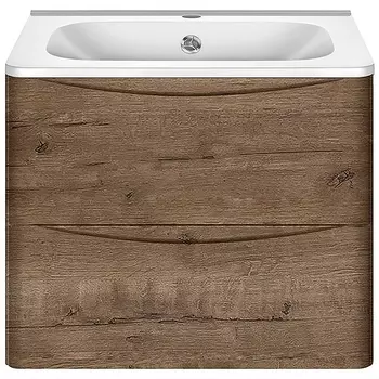 Тумба с раковиной Vincea Paola 60 подвесная V.Oak
