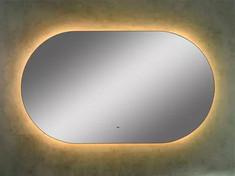 Зеркало Континент Fleur LED 110х65 с подсветкой, бесконтактным сенсором ЗЛП330