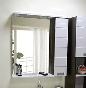 Зеркало-шкаф Aquanet Сити 90 венге L 158575