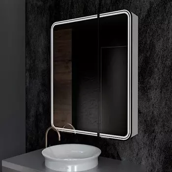 Зеркало-шкаф Art&Max Verona 70 L, с подсветкой AM-Ver-700-800-2D-L-DS-F