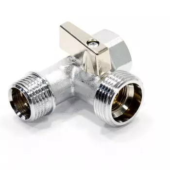 Кран шаровой проходной для ст./пос. машин 1/2"-3/4" General Fittings