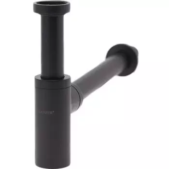 Сифон под раковину (черный) Ganzer А-2C