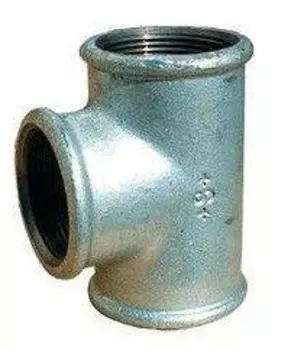 Тройник оцинкованный 1 1/2"
