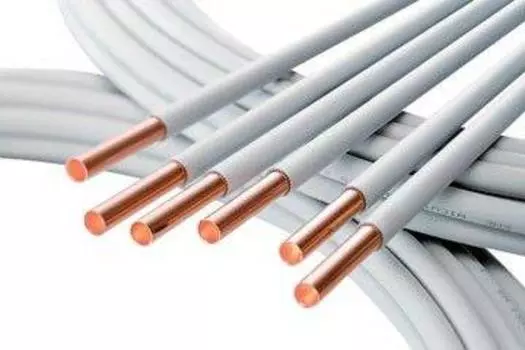 Труба медная отожженная в оплетке KME WICU Ф10х1,0мм