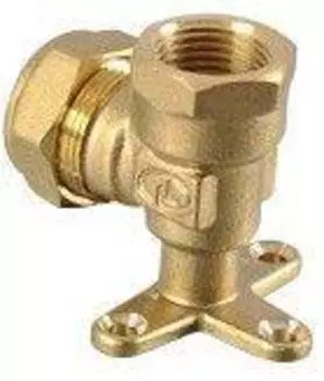 Угольник с креплением Lavita Ф15-1/2"
