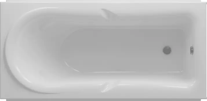 Акриловая ванна Акватек Леда слив справа