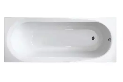 Акриловая ванна Alba Spa Baline 160х70 см, белая глянцевая ВПР0020000100