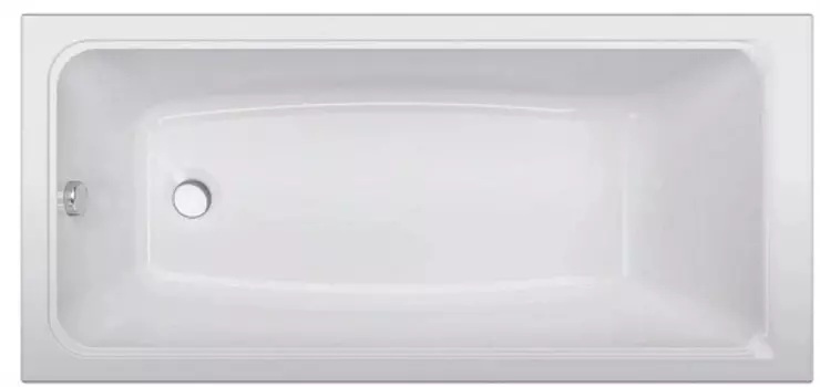 Акриловая ванна Alba Spa Gamma 150х70 см, белая глянцевая ВПР0220200100