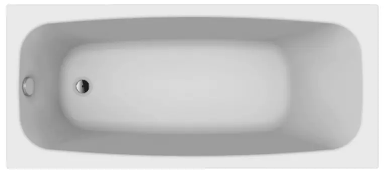 Акриловая ванна Alba Spa Sevilla 170х75 см, белая глянцевая ВПР0160100100