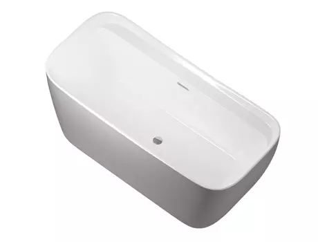 Акриловая ванна Allen Brau Infinity 170x78 2.21002.20/PGM белая глянцевая/платиново-серая