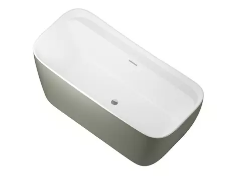 Акриловая ванна Allen Brau Infinity 170x78 2.21002.21/CGM белая матовая/цементно-серая