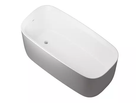 Акриловая ванна Allen Brau Infinity 170x78 2.21003.21/PGM белая матовая/платиново-серая