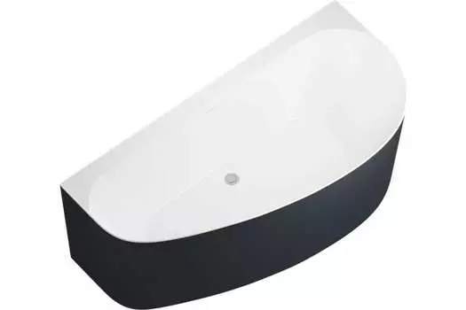Акриловая ванна Allen Brau Priority 160х78 2.31005.21A/AM L белая матовая/антрацит