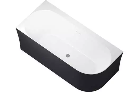 Акриловая ванна Allen Brau Priority 170x78 2.31004.21A/AM L белая матовая/антрацит