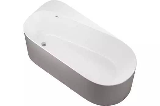 Акриловая ванна Allen Brau Priority 170x80 2.31001.20/PGM белая глянцевая/платиново-серая