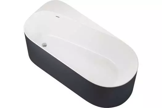 Акриловая ванна Allen Brau Priority 170x80 2.31001.21/AM белая матовая/антрацит