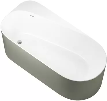 Акриловая ванна Allen Brau Priority 170x80 2.31001.21/CGM белая матовая/серый стандартный слив