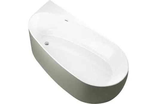Акриловая ванна Allen Brau Priority 170x80 2.31002.20/CGM белая глянцевая/цементная-серая