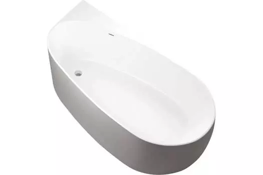 Акриловая ванна Allen Brau Priority 170x80 2.31002.21/PGM белая матовая/платиново-серая