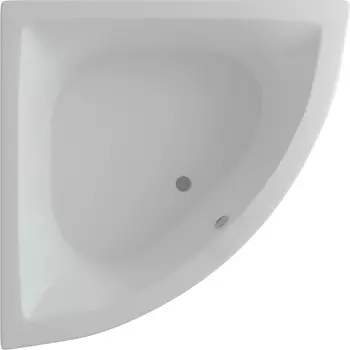 Акриловая ванна Aquatek Юпитер 150х150 с каркасом, с фронтальным экраном