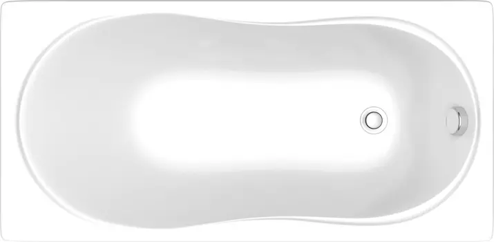 Акриловая ванна Bas Лима стандарт 130x70 см на ножках