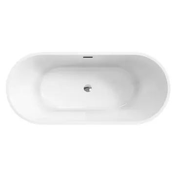 Акриловая ванна BelBagno Uno BB701-1400-720-K 140х72 отдельностоящая