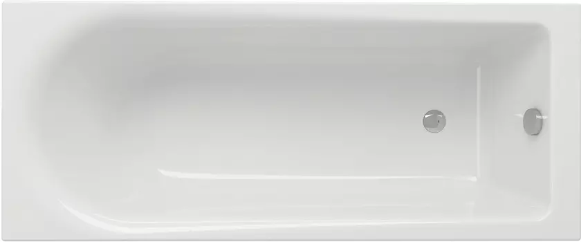 Акриловая ванна Cersanit Flavia 170 + слив-перелив