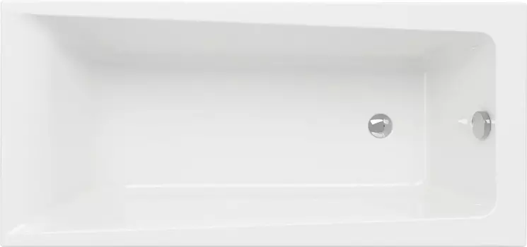 Акриловая ванна Cersanit Lorena 150x70 см, ультра белый