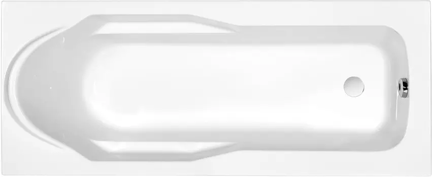 Акриловая ванна Cersanit Santana 170x70 см, ультра белый