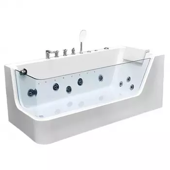 Акриловая ванна Ceruttispa C-494-17R 170х80 с гидромассажем