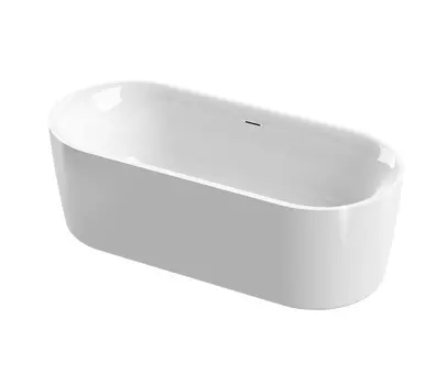 Акриловая ванна Cezares Metauro 180х80 отдельностоящая, цельная, белый