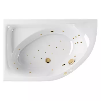 Акриловая ванна Excellent Aquarella WAEX.ARL15.ULTRA.GL 150x100 золото