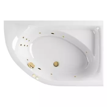 Акриловая ванна Excellent Aquarella WAEX.ARP15.LINE.GL 150x100 золото