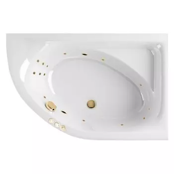 Акриловая ванна Excellent Aquarella WAEX.ARP15.SMART.GL 150x100 золото