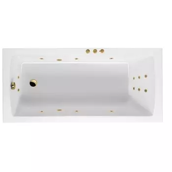 Акриловая ванна Excellent Aquaria WAEX.AQU17.SMART.GL 170x75 золото