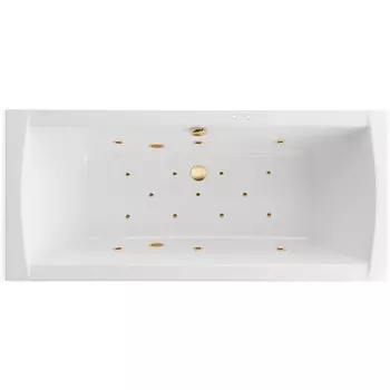 Акриловая ванна Excellent Aquaria WAEX.AQU18.RELAX.GL 180x80 золото