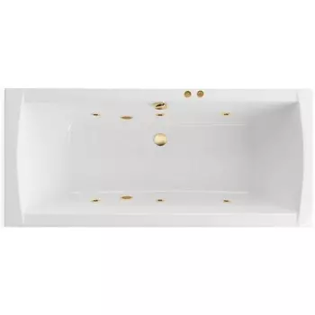 Акриловая ванна Excellent Aquaria WAEX.AQU18.SOFT.GL 180x80 золото
