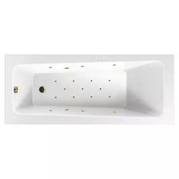 Акриловая ванна Excellent Ava WAEX.AVA16.RELAX.GL 160x70 золото