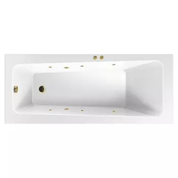 Акриловая ванна Excellent Ava WAEX.AVA16.SOFT.GL 160x70 золото