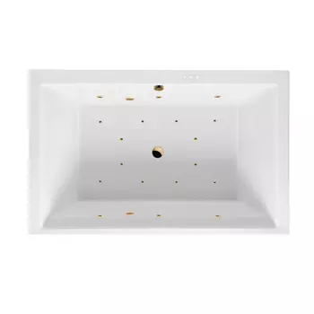 Акриловая ванна Excellent Crown WAEX.CRO19.RELAX.GL 190x120 золото