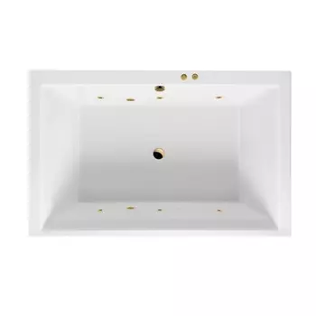 Акриловая ванна Excellent Crown WAEX.CRO19.SOFT.GL 190x120 золото