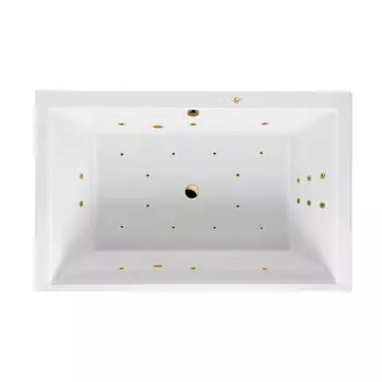 Акриловая ванна Excellent Crown WAEX.CRO19.ULTRA.GL 190x120 золото