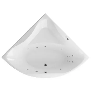 Акриловая ванна Excellent Glamour WAEX.GLA15.LINE.CR 150x150 хром